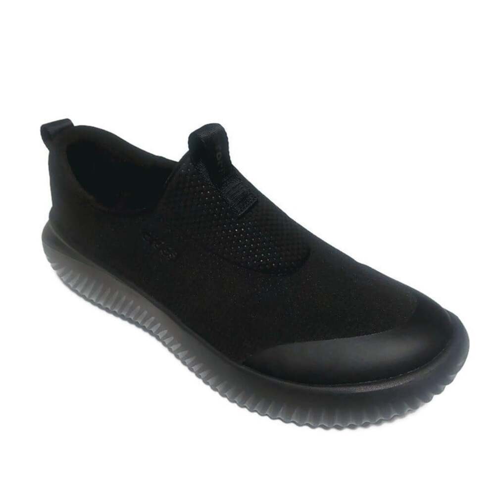 CROCS Mellow Ease Slip On Sneakers Mens Size 5 Womens 7 Recovery Shoes Black